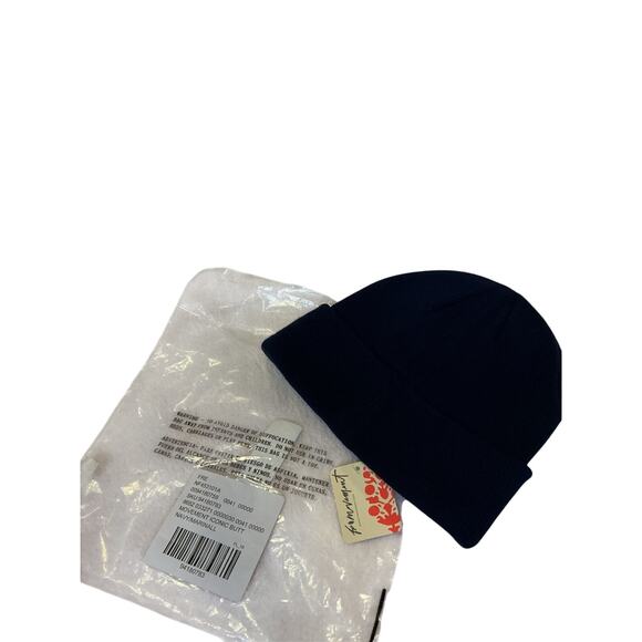 FP Movement Iconic Butt Beanie Navy Corduroy Rib Knit Unisex One Size - Picture 2 of 5